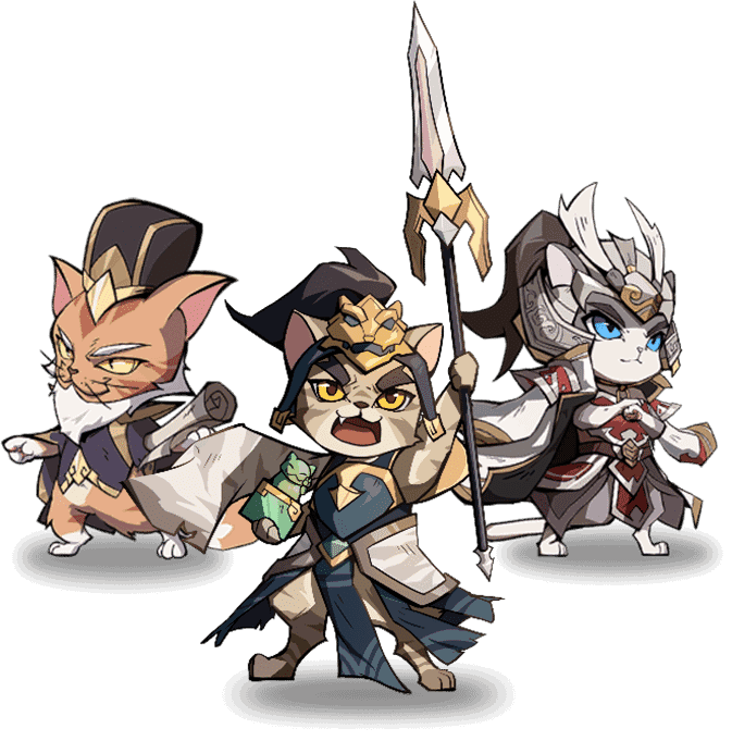 猫三国三位猫武将角色